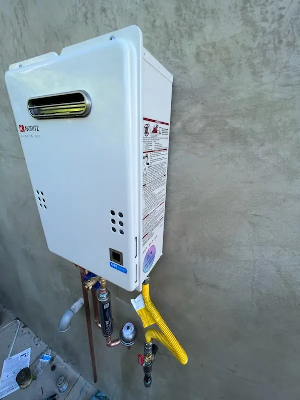 Tankless water heater installation for Henderson Corner homes